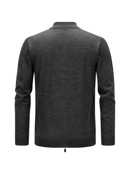 Sweter Fedeli wełniany szary