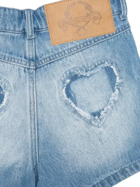 Szorty dziecięce Moschino niebieskie