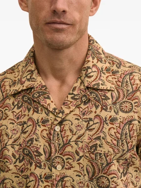 Риза Brooks Brothers с принт