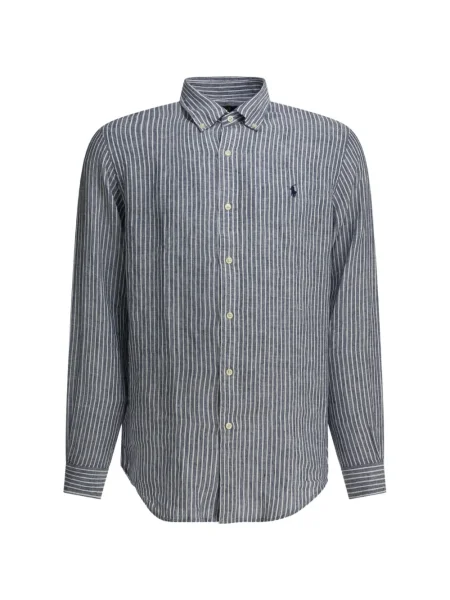 Хавлиени суичър с качулка Polo Ralph Lauren на райета червено