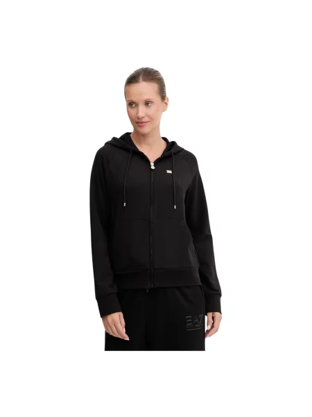 Bluza z kapturem Emporio Armani Ea7 z kapturem czarna