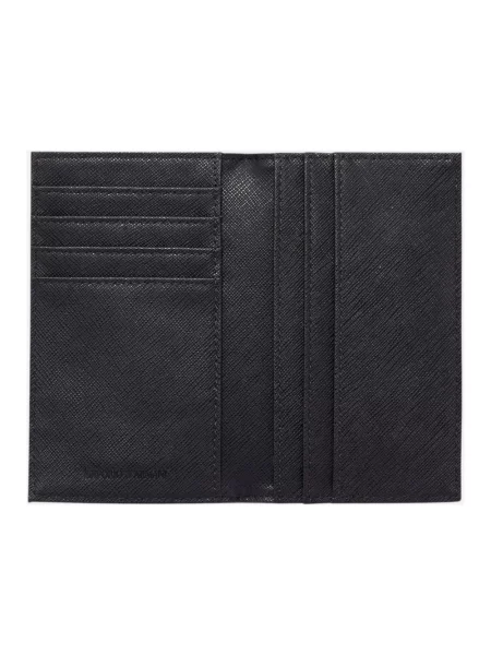 Portfel Emporio Armani skórzany czarny
