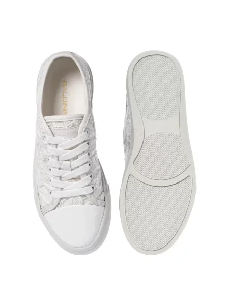 Sneakersy Baldinini skórzane białe