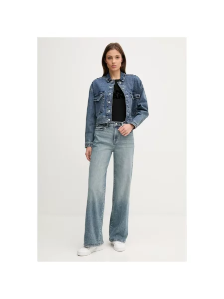 Kurtka jeansowa Dkny niebieska