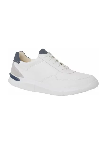 Sneakersy Sioux zamszowe casual białe