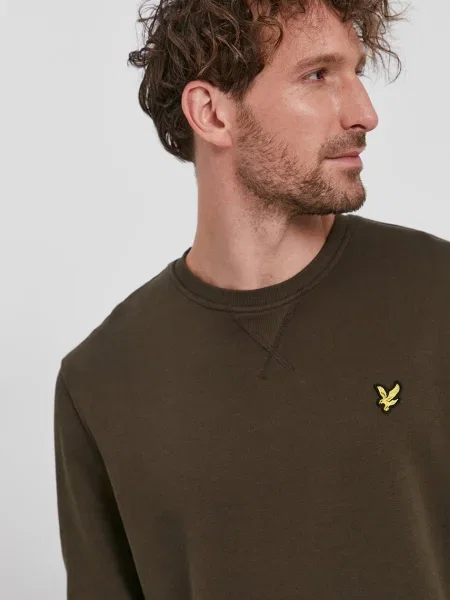 Lyle & Scott Tréning póló sárga / olíva fekete