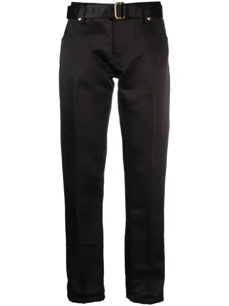 Pantaloni Tom Ford din satin negru