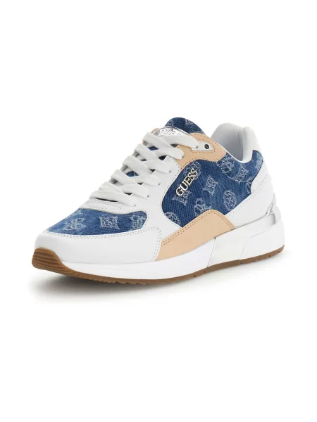 Sneakerși Guess alb