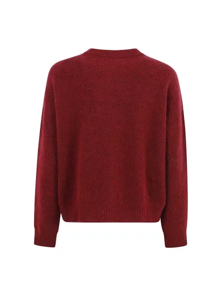 Sweter Weekend Max Mara wełniany czerwony