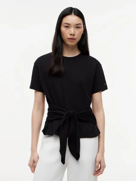 TOMMY HILFIGER Tricou negru