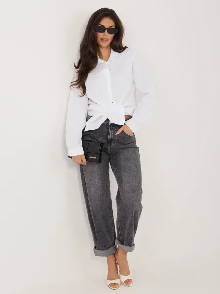 Cămașă Factory Price cu mâneci lungi alb