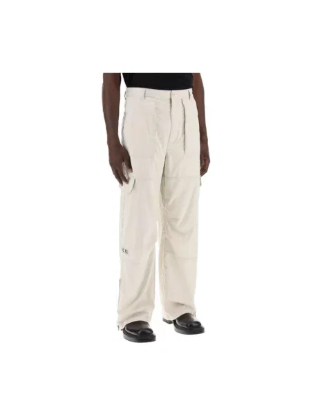 Spodnie cargo Acne Studios beżowe