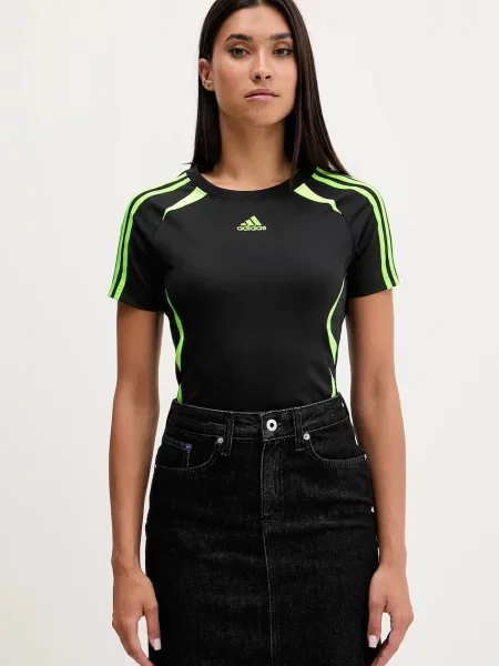 Тениска Adidas Originals от джърси черно