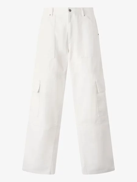 Pantaloni cargo Roberto Cavalli alb