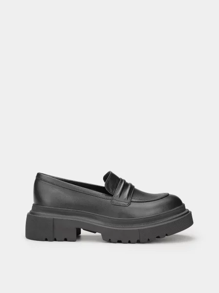 Шкіряні Лофери Braska чорний