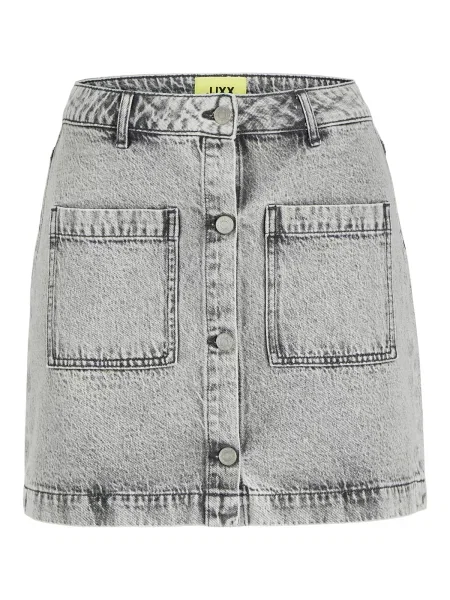 JJXX Fustă JXSANDY denim gri