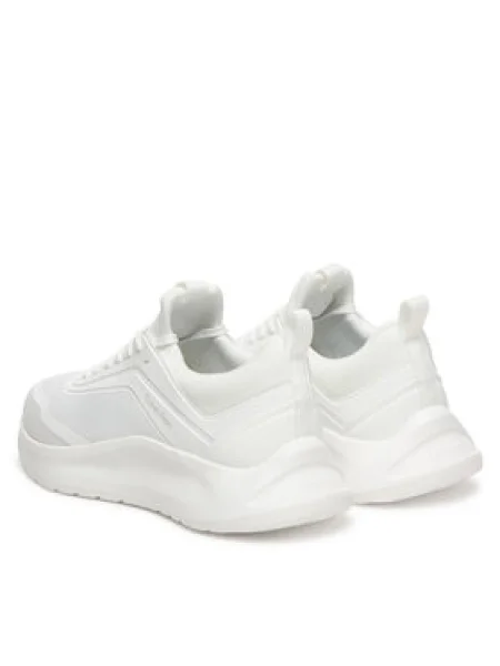 Sneakersy Calvin Klein Light Eva Run Sock Mesh biela