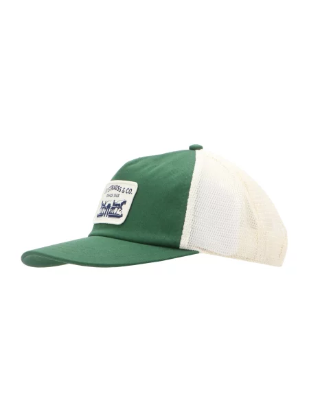 LEVI'S ® Čiapka PRESIDIO TRUCKER EDEN / biela zelená
