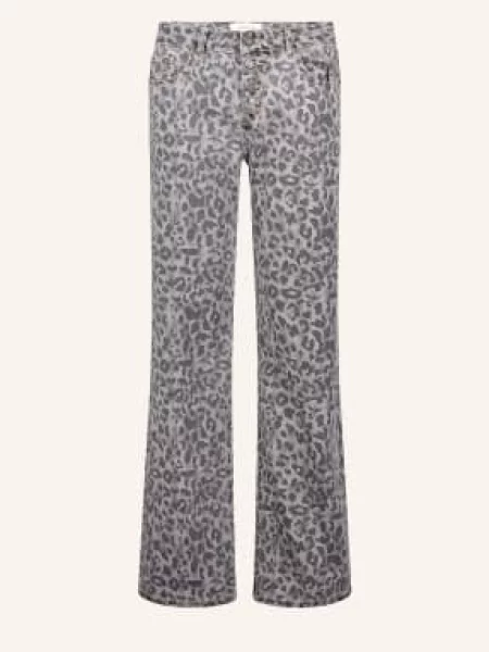 Cartoon Proste Dżinsy grau szare