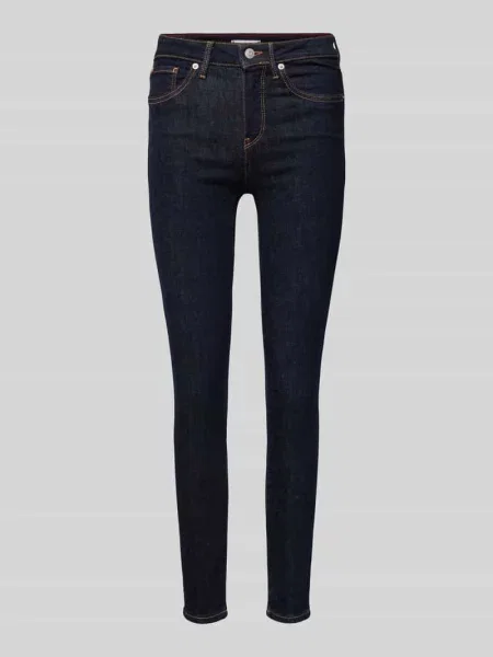 Jeansy o kroju skinny fit z zapięciem na guzik Tommy Hilfiger
