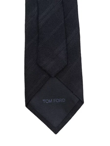 Cravată Tom Ford cu dungi negru