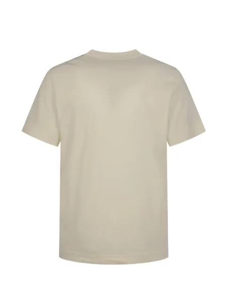 Tricou Moncler cu model paisley alb