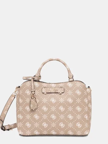 Чанта Guess SILIA бежово бяло