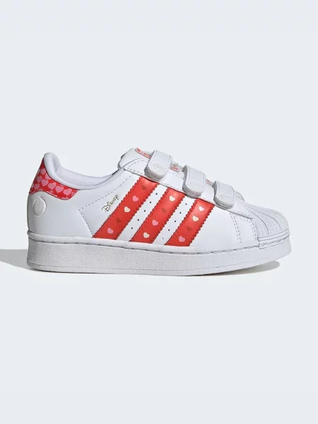 ADIDAS ORIGINALS Tenisky Disney Superstar LED LIGHTS ružová / červená / čierna biela