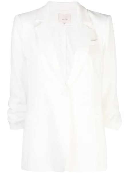 Sacou Cinq A Sept din crep alb