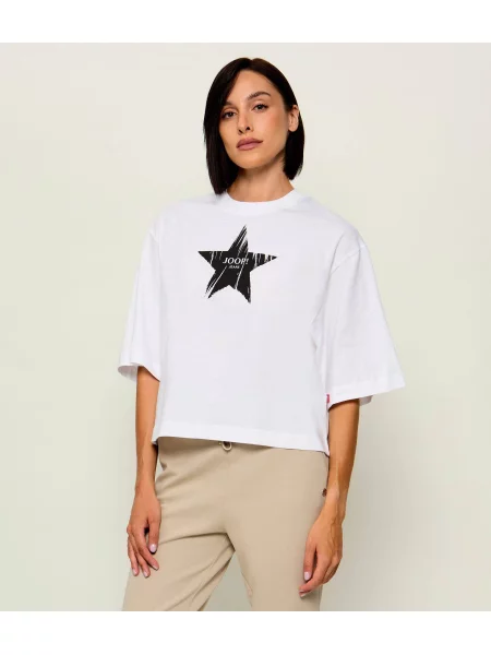 Joop! Jeans Tricou Turner alb