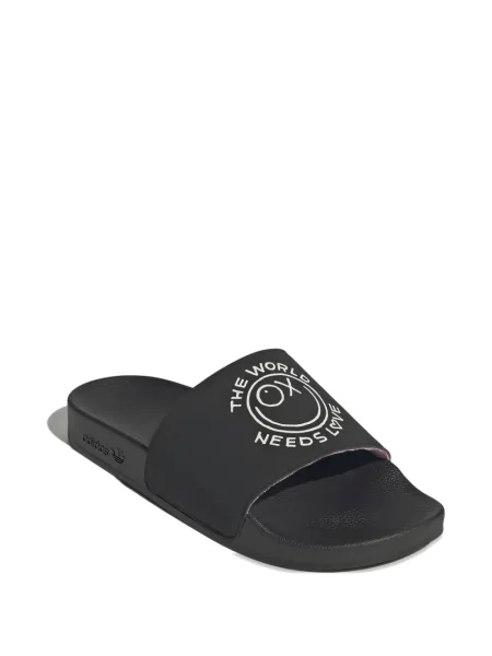 Sneakerși Adidas Adilette alb