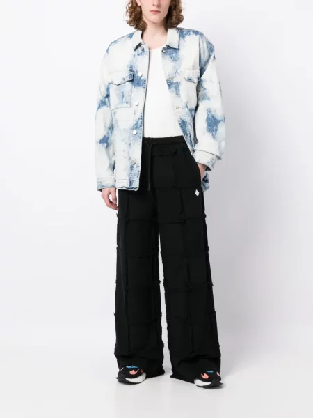 Su raišteliu kelnės Marcelo Burlon County Of Milan juoda