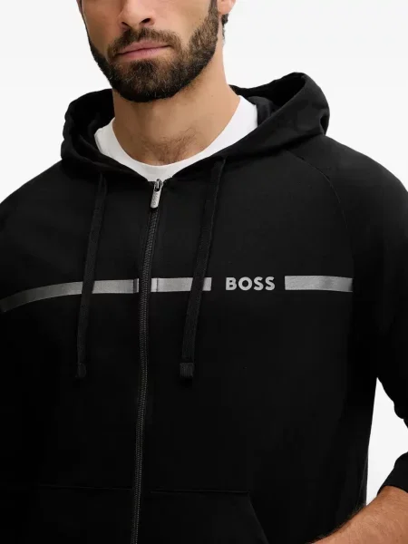 Hanorac cu glugă Boss negru