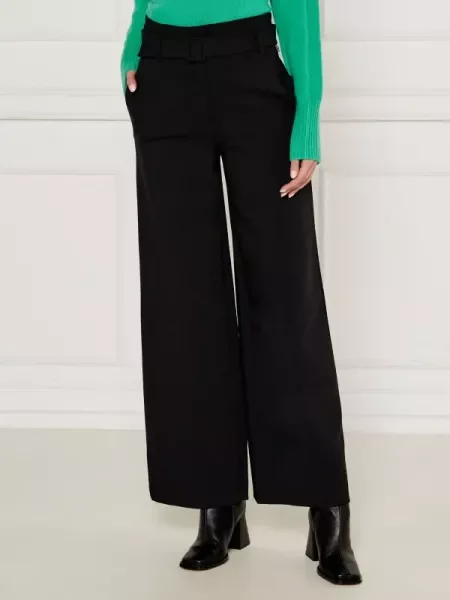 Marc Cain Pantaloni | flare fit negru
