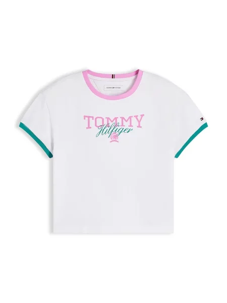 Tommy Hilfiger majica za djecu od pamuka bijela