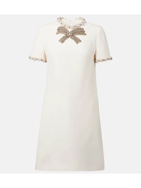 Rochie Valentino de lână alb