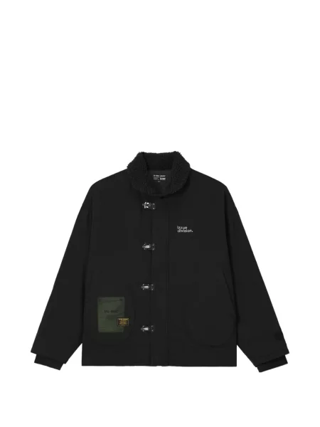 Gulerat geacă Izzue din fleece negru