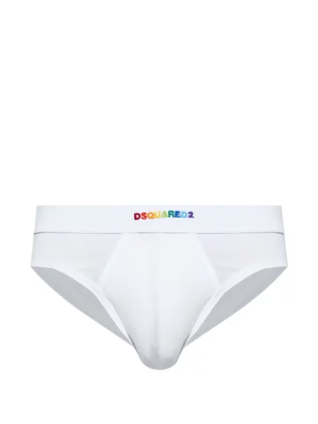 Chiloți Dsquared2 cu broderie alb