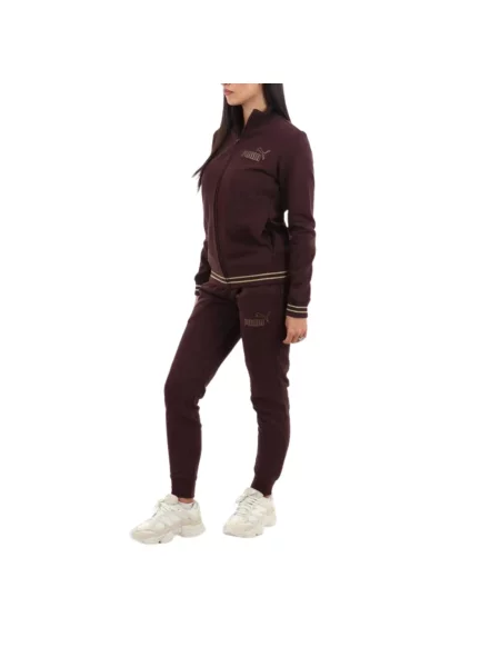 Dres Puma Ess Rhinestone Fz Suit Fl brązowy