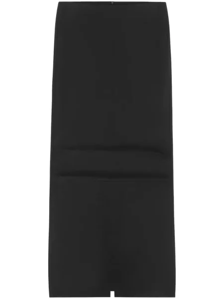 Spódnica midi Heliot Emil do kolan czarna