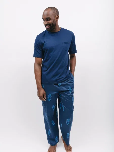 Піжама CYBERJAMMIES Felix бавовна/модал синій