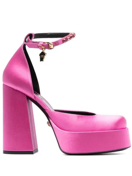 Pantofi cu toc Versace roz