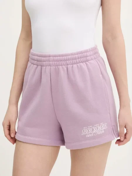Σορτς Abercrombie & Fitch ροζ