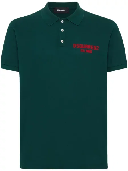Polo Dsquared2 cu imagine verde