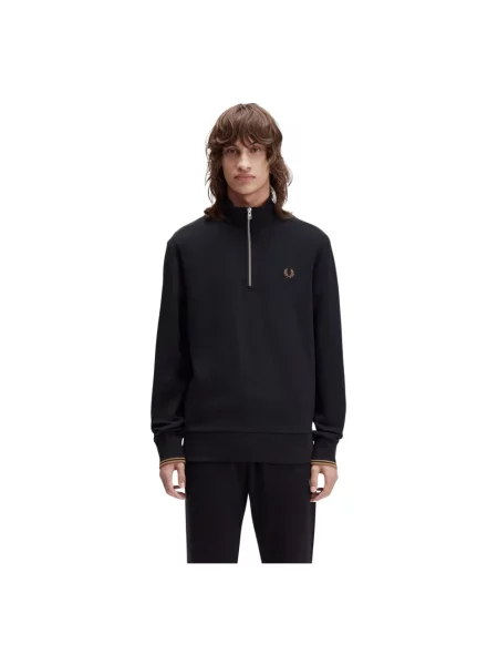 Bluza rozpinana Fred Perry czarna
