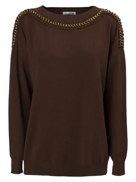 Influencer Pulover maro