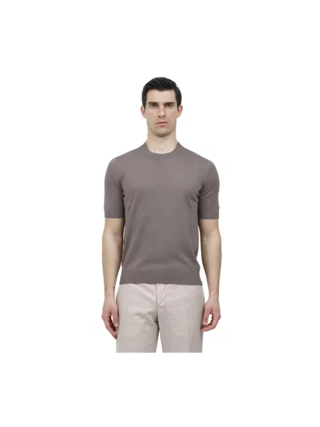 Dzianinowy sweter Gran Sasso szary