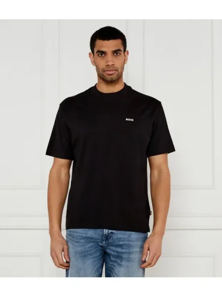 BOSS ORANGE Póló Te_Nowhere | Relaxed fit fekete