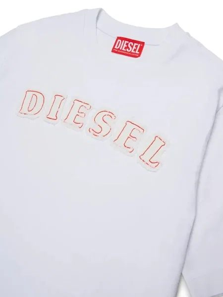 Diesel gyerek póló TJEANS OVER T-SHIRT fehér