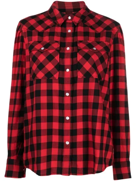 Cămașă Woolrich în carouri de flanelă roșu
